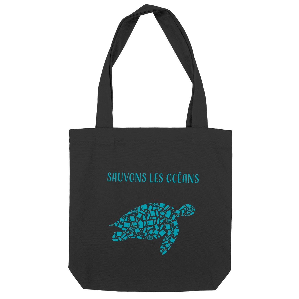 Sac coton sauvons les océans tortue