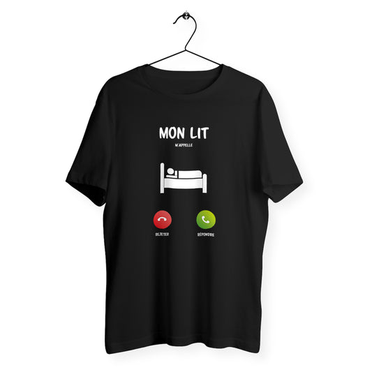 T-shirt homme mon lit m'appelle