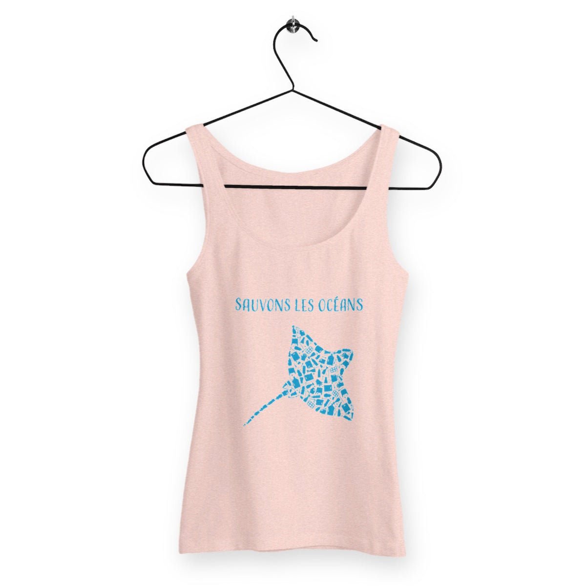 Débardeur femme sauvons les océans manta