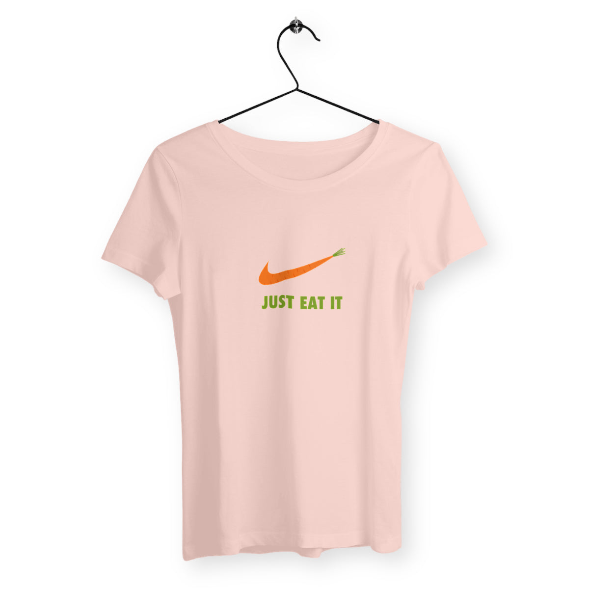 T-shirt femme just eat it vert