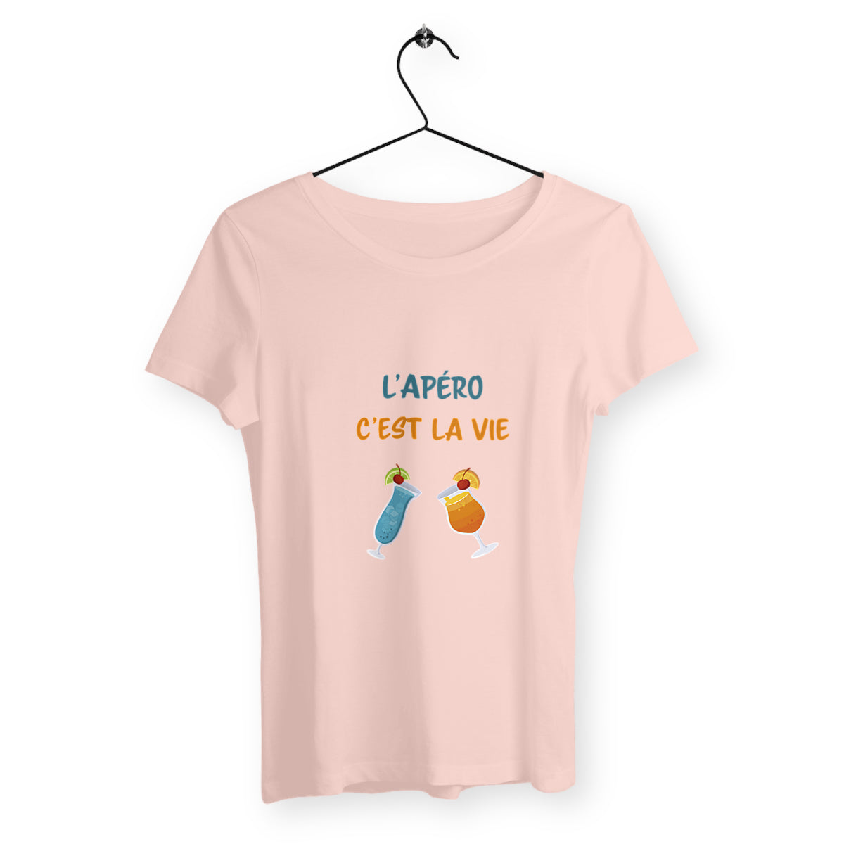 T-shirt femme l'apéro c'est la vie