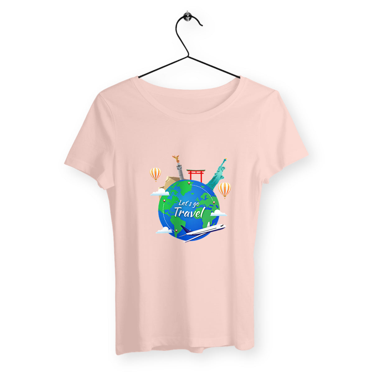 T-shirt femme let's go travel