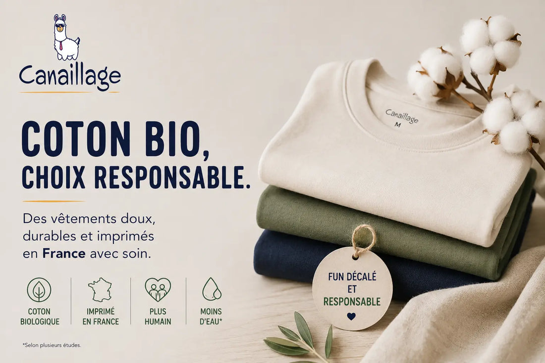 Pourquoi nous avons choisi le coton biologique chez Canaillage