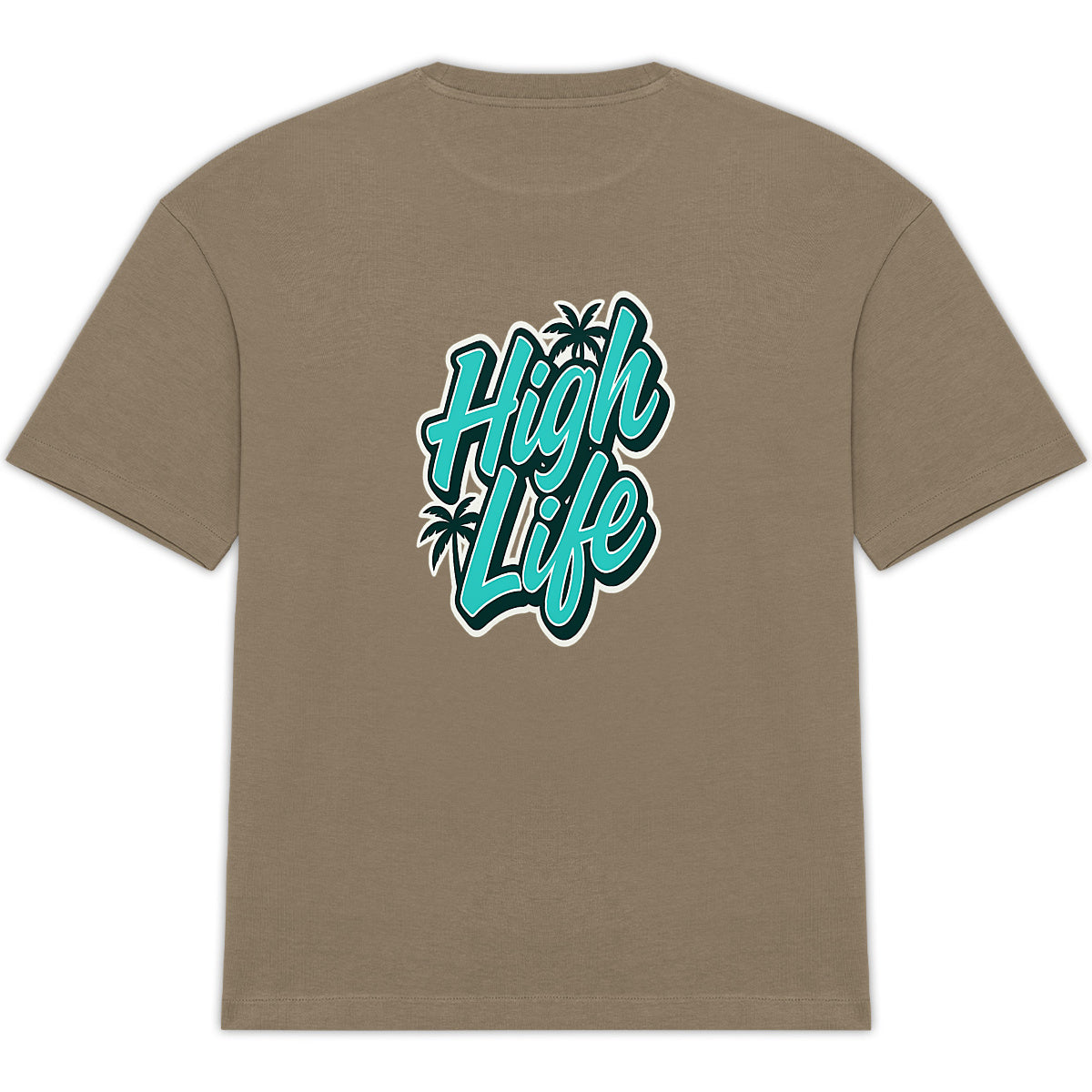 T-shirt homme oversize High Life - dos_0