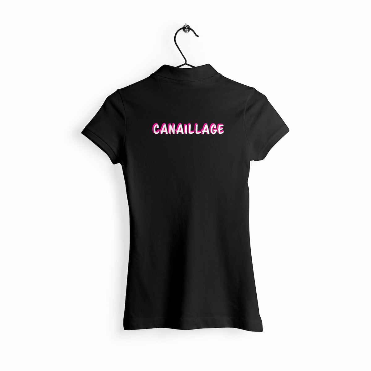 Polo femme canaillage rose