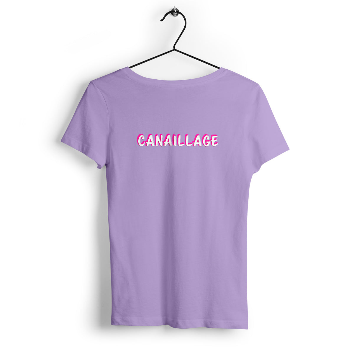 T-shirt femme canaillage rose