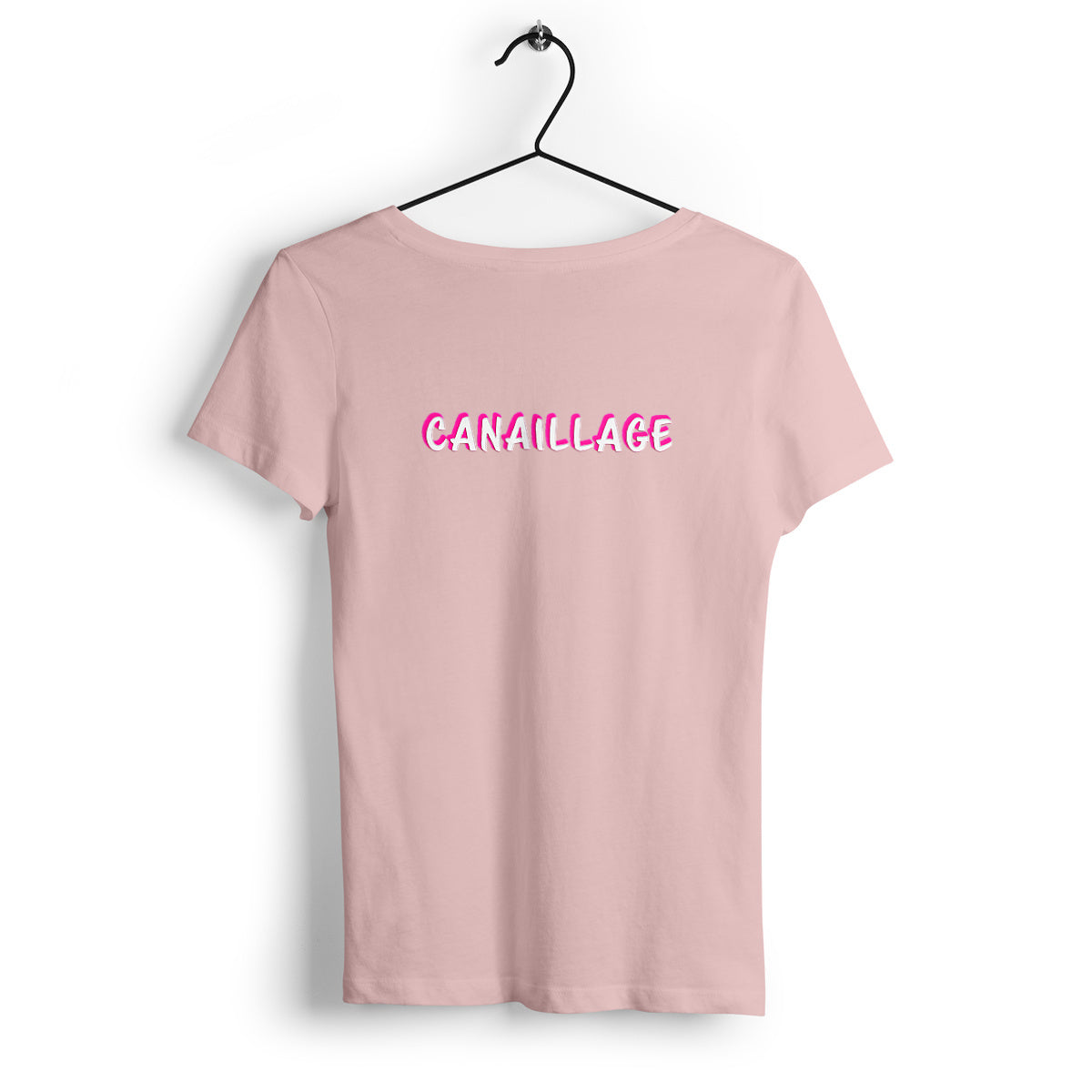 T-shirt femme canaillage rose