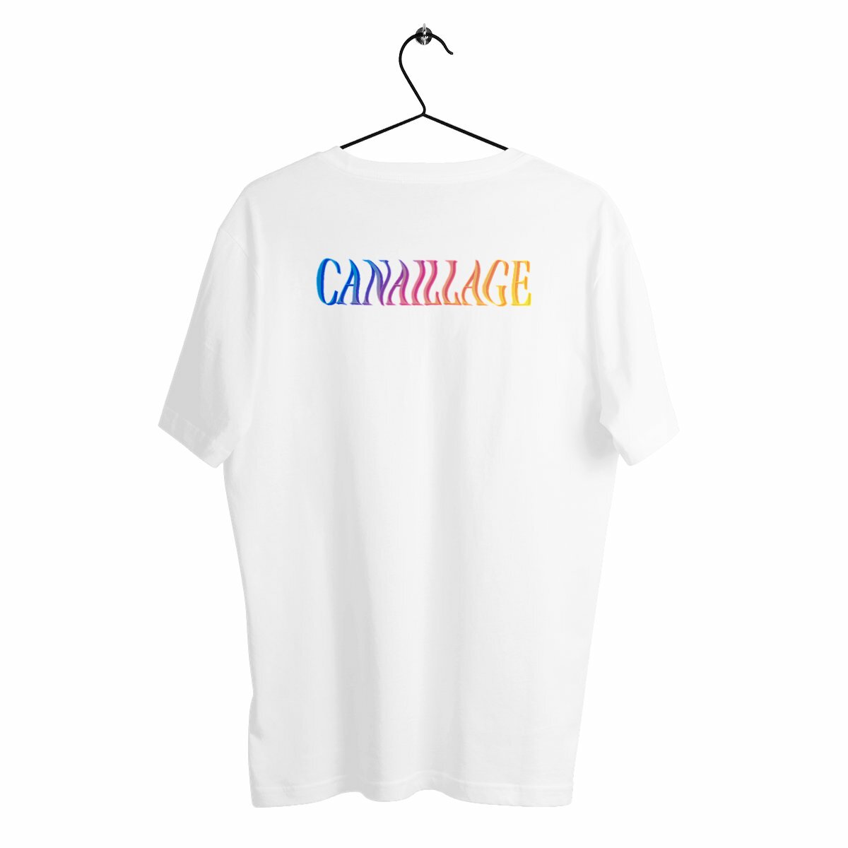 T-shirt homme canaillage color - dos_blanc