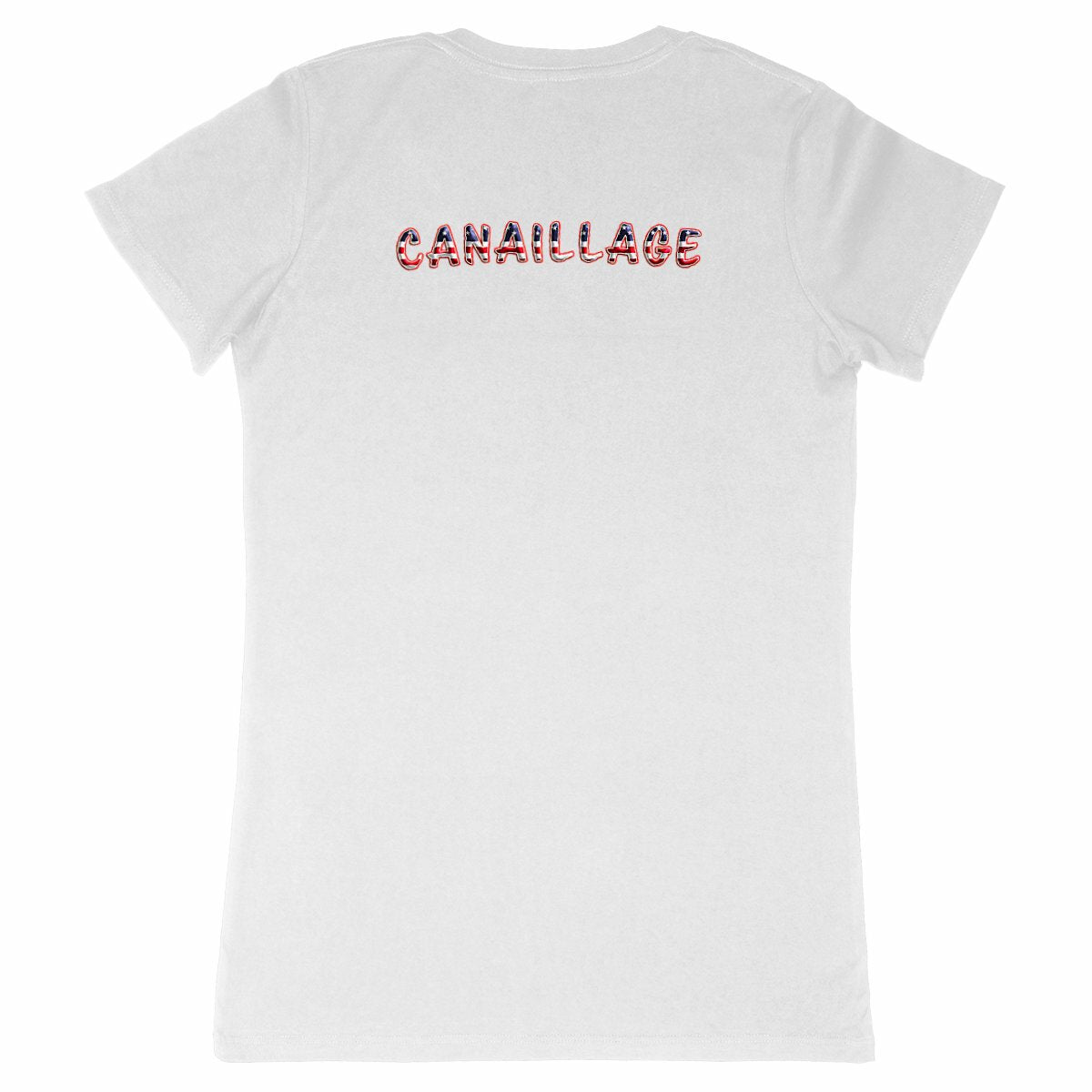 T-shirt femme canaillage USA - dos_blanc