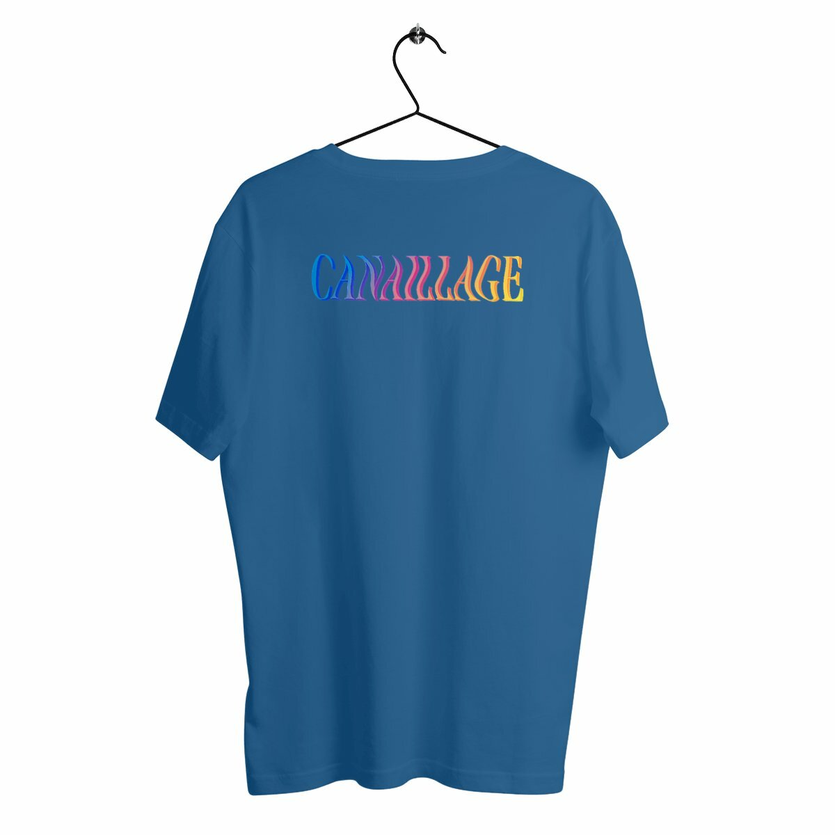 T-shirt homme canaillage color - dos_bleu