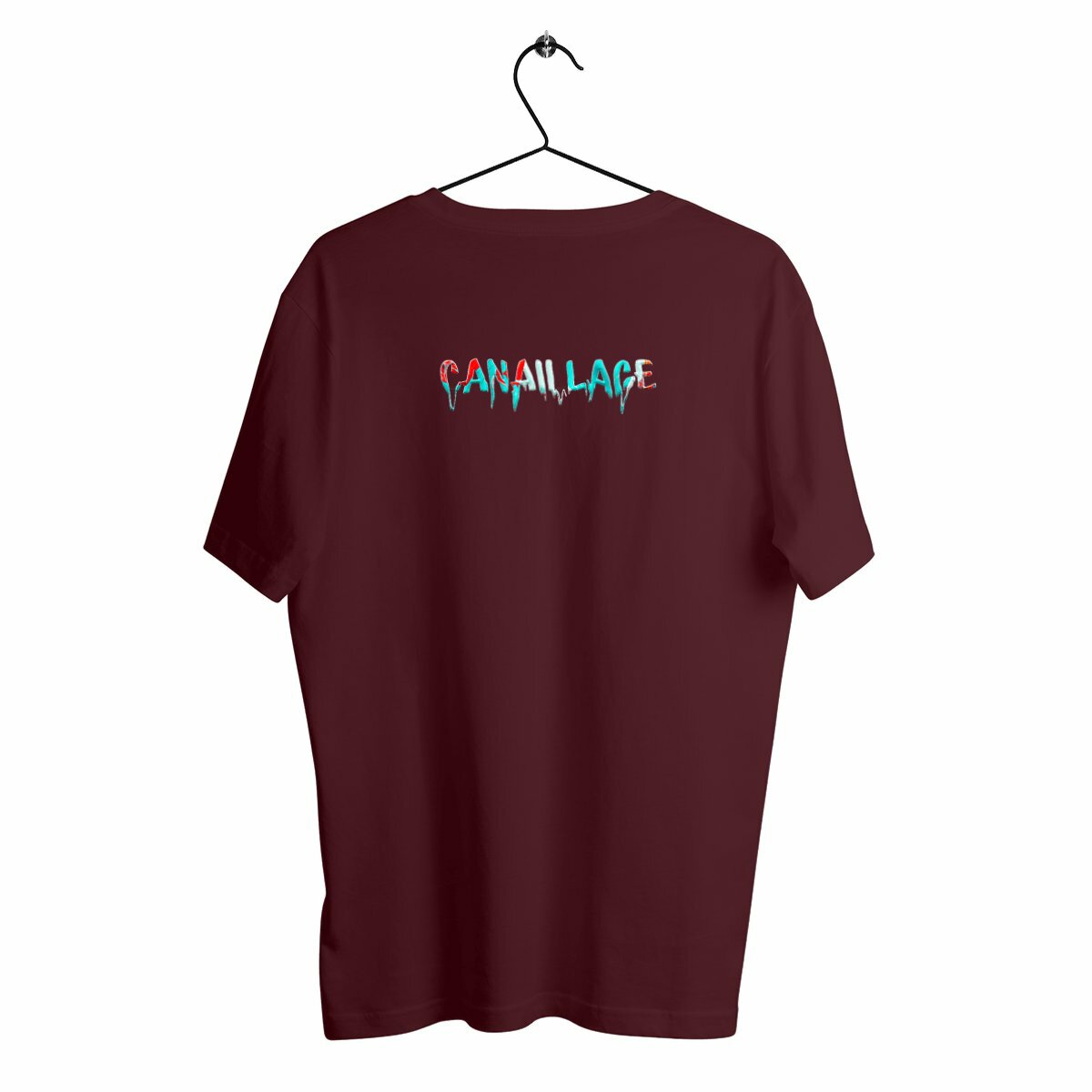 T-shirt homme luxe canaillage paint - dos_bordeaux