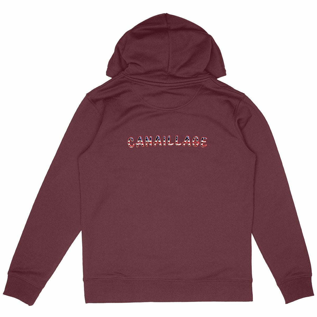 Sweat unisexe canaillage USA - dos_bordeaux