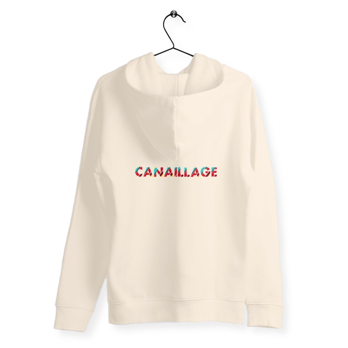 Sweat unisexe Canaillage Stripe - dos_ivoire