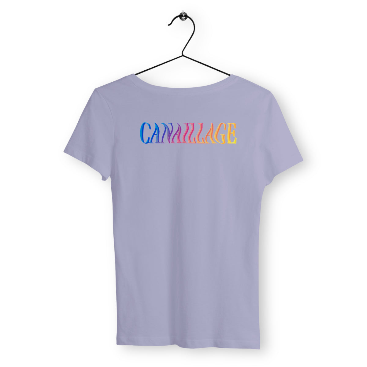 T-shirt femme canaillage color - dos_lavande