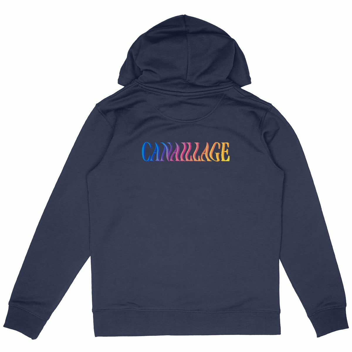 Sweat unisexe canaillage color - dos_marine