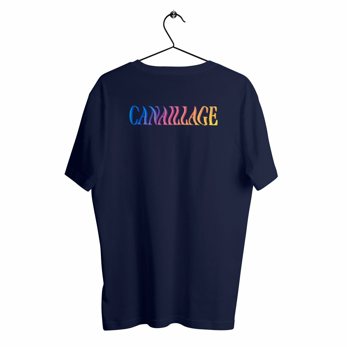 T-shirt homme canaillage color - dos_marine