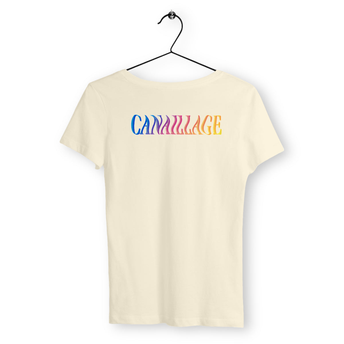 T-shirt femme canaillage color - dos_naturel