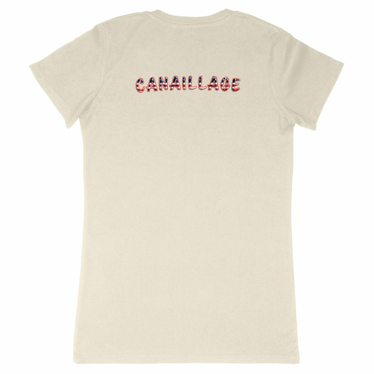 T-shirt femme canaillage USA - dos_naturel