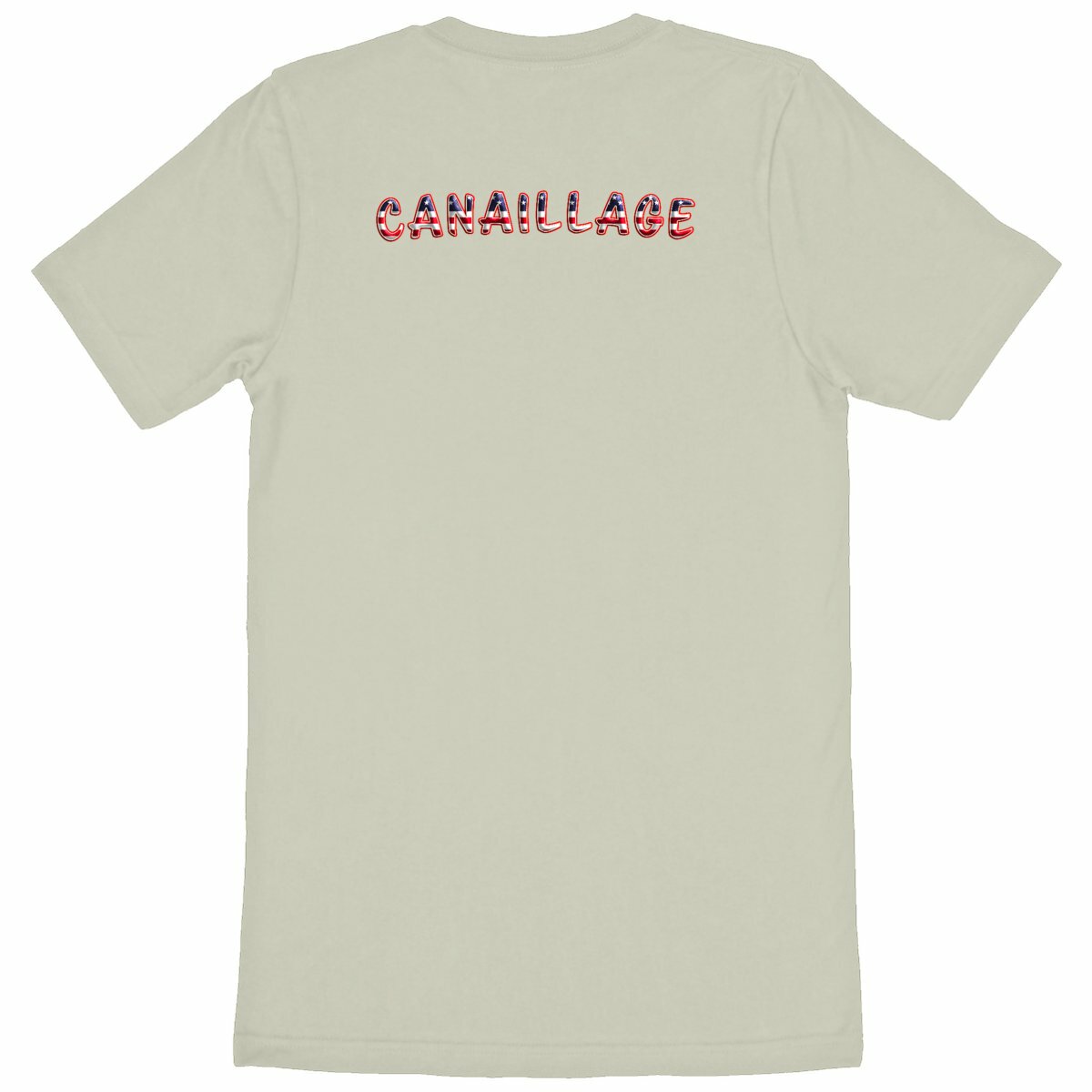 T-shirt homme canaillage USA - dos_naturel