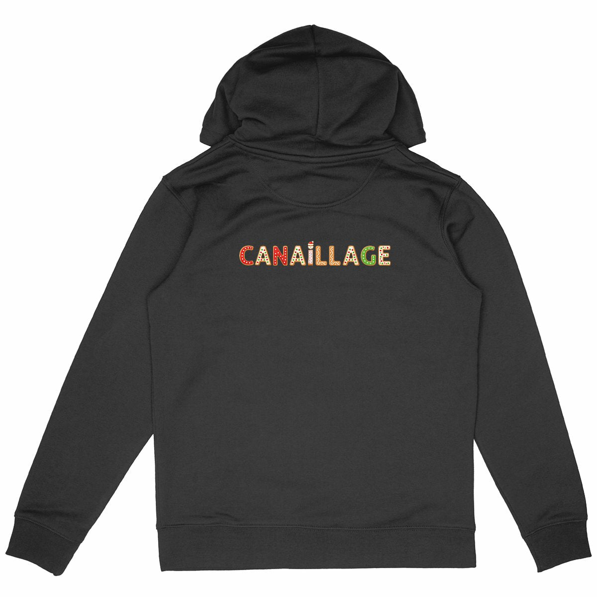 Sweat unisexe canaillage Noël - dos_noir