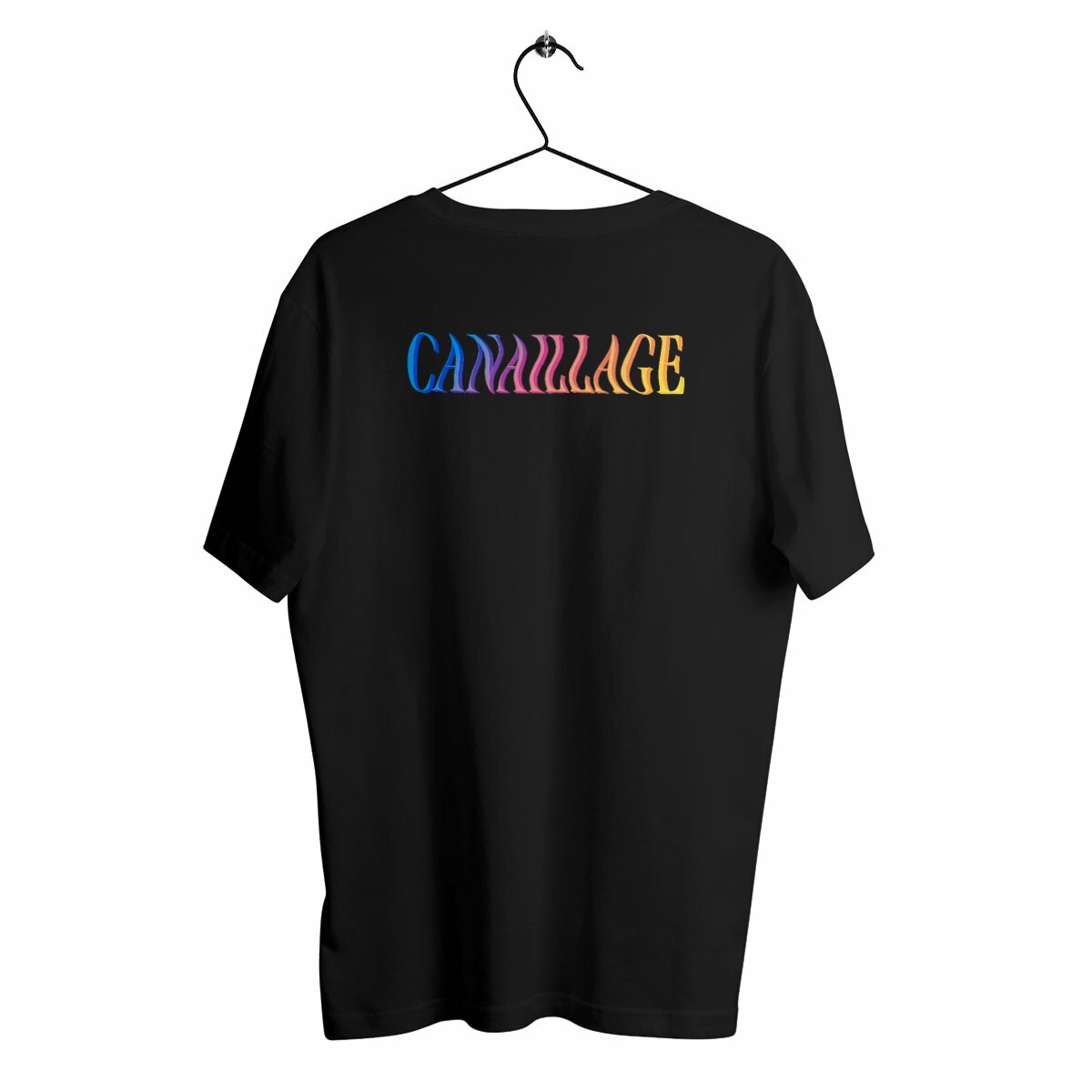 T-shirt homme canaillage color - dos_noir