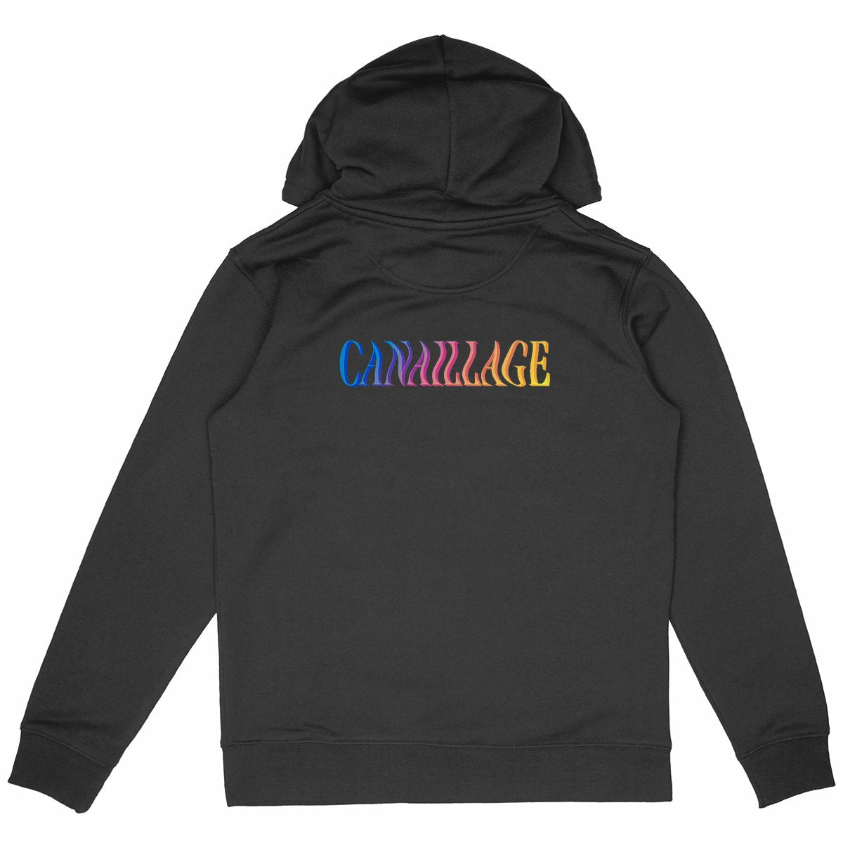 Sweat unisexe canaillage color - dos_noir