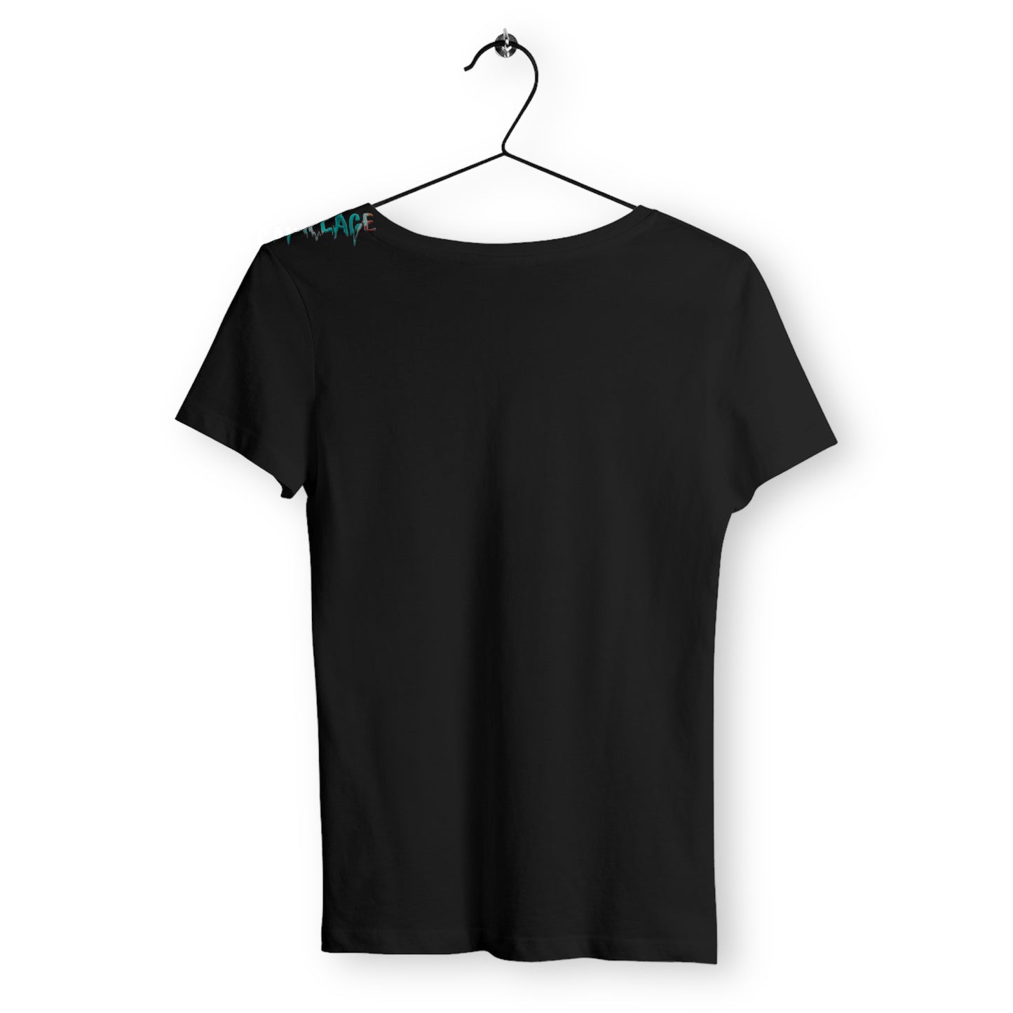 T-shirt femme canaillage paint - dos_noir