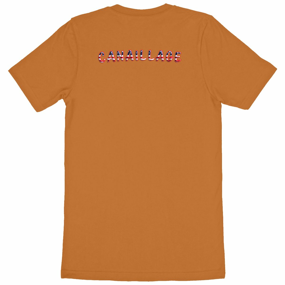 T-shirt homme canaillage USA - dos_orange