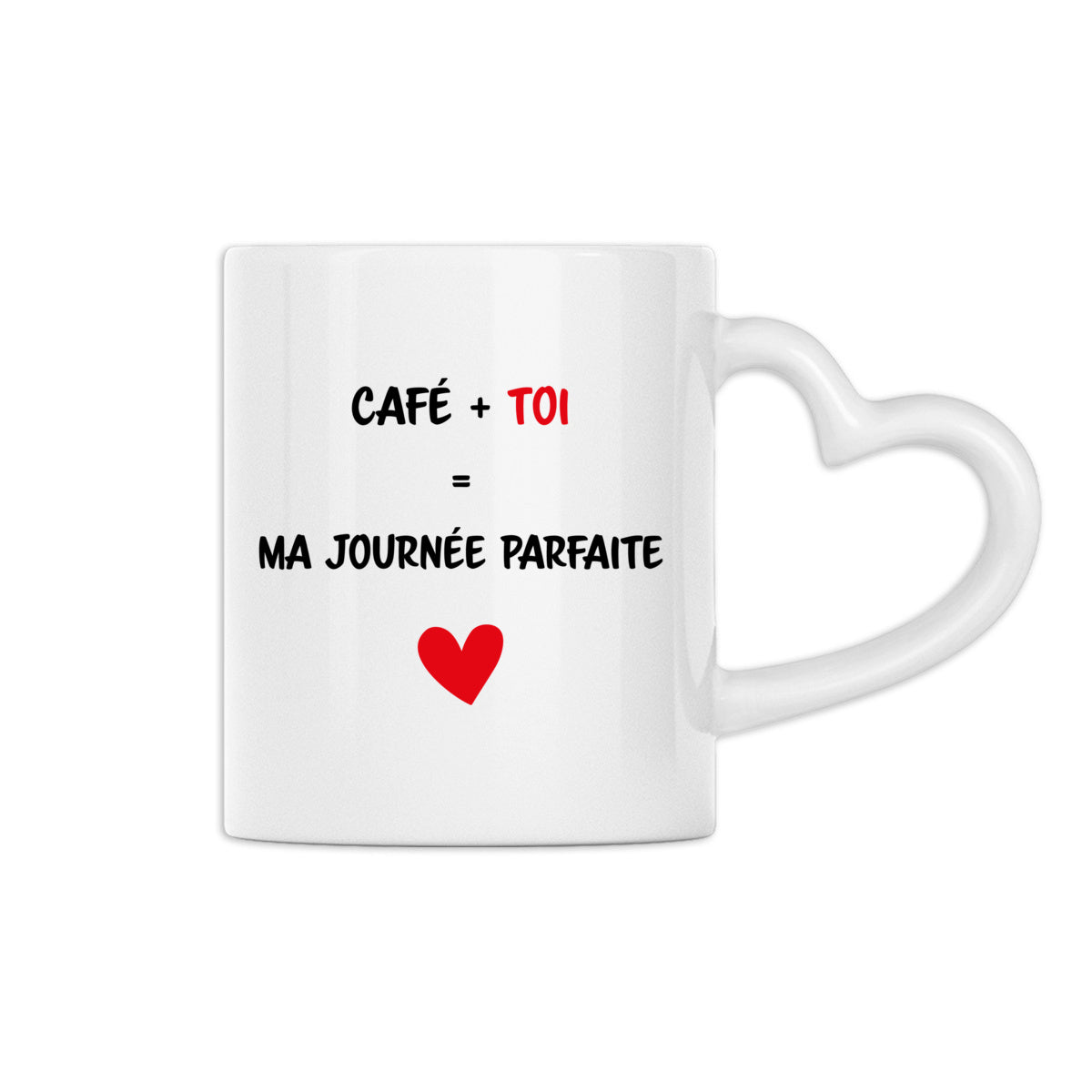 Mug coeur café + toi 