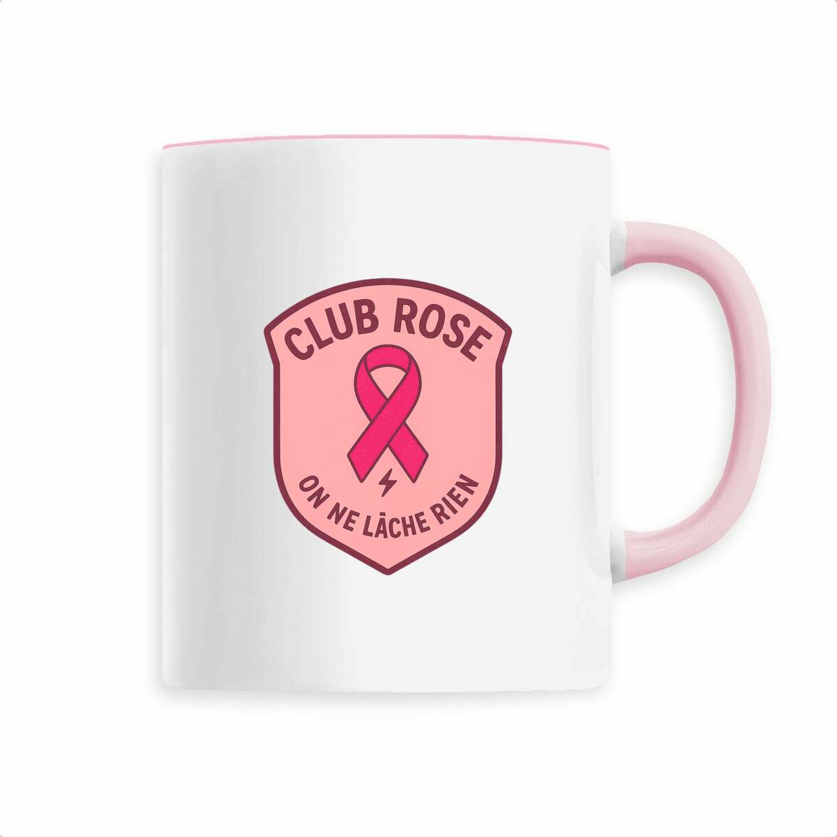 Mug céramique Club rose - face_0