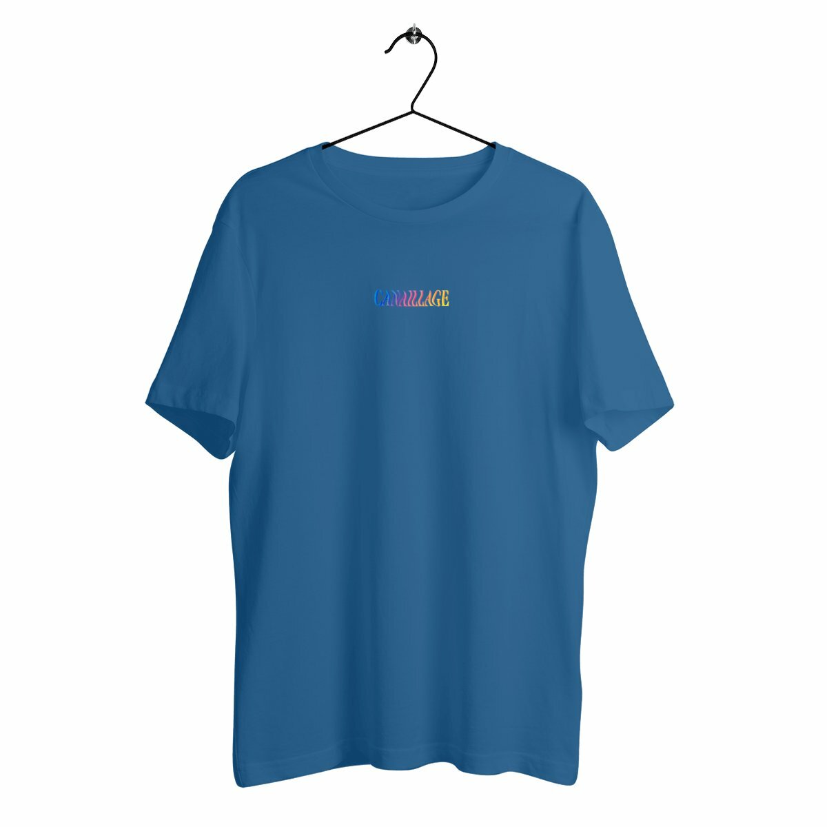 T-shirt homme canaillage color - face_bleu