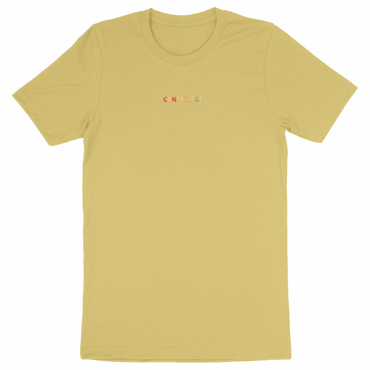 T-shirt canaillage Noël - face_jaune