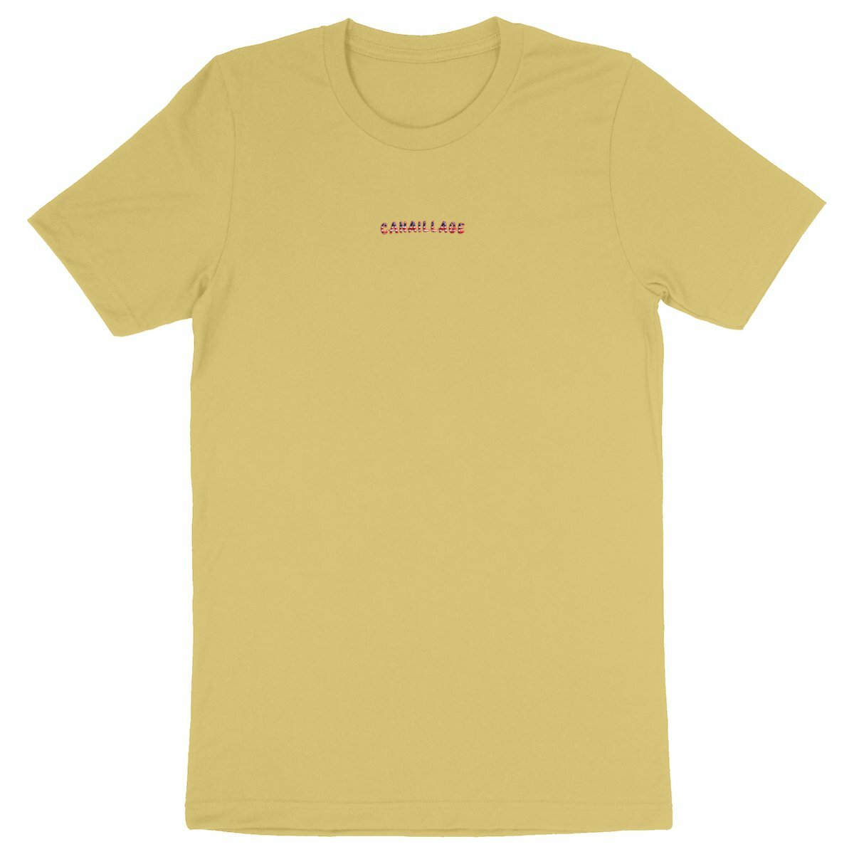 T-shirt homme canaillage USA - face_jaune