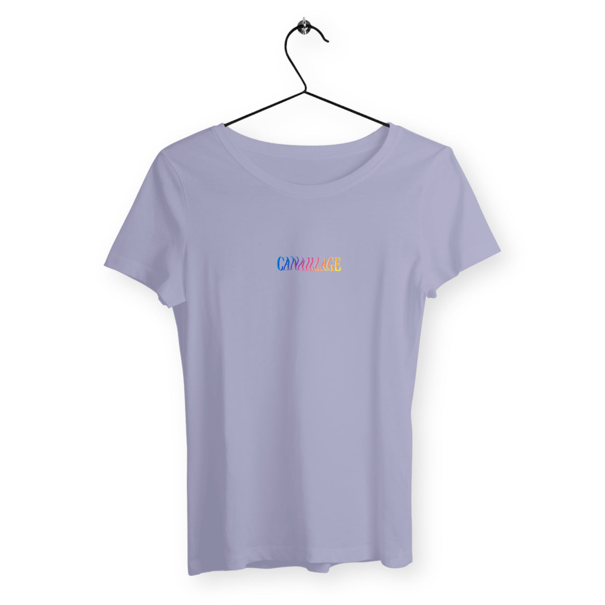 T-shirt femme canaillage color - face_lavande