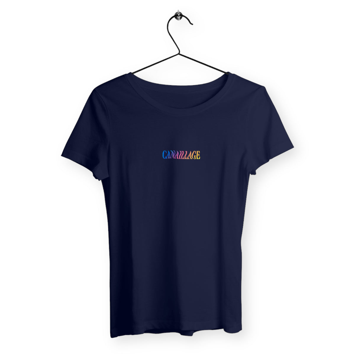 T-shirt femme canaillage color - face_marine