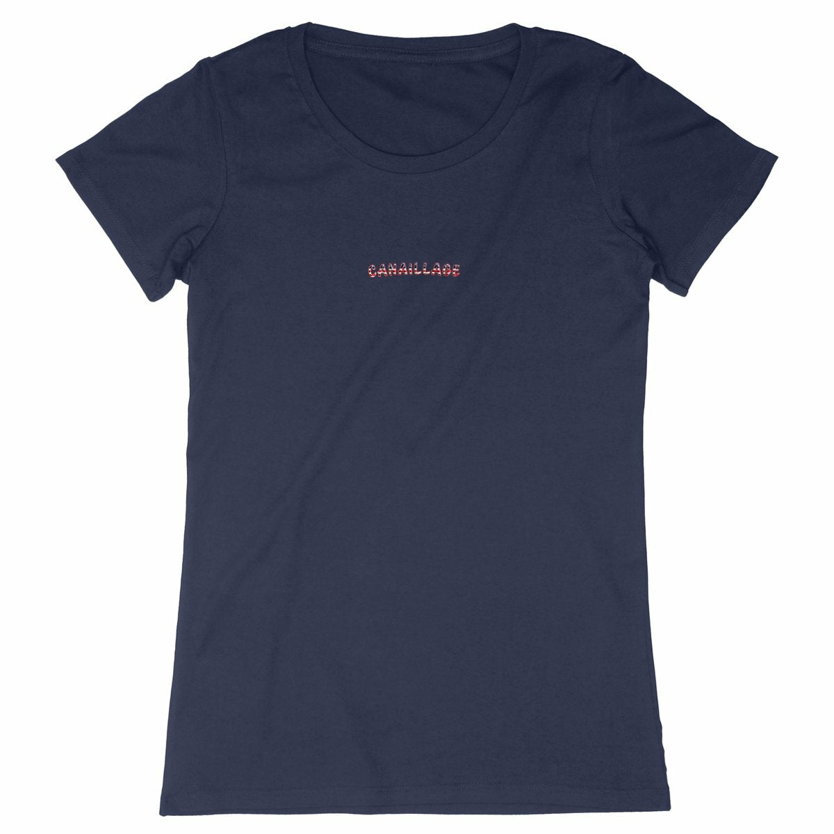 T-shirt femme canaillage USA - face_marine