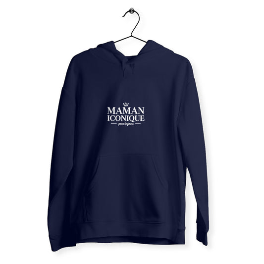 Sweat femme Maman iconique - face_marine