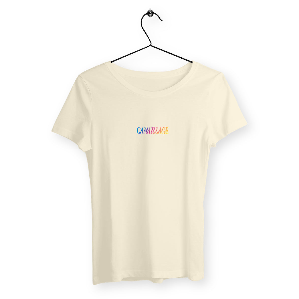 T-shirt femme canaillage color - face_naturel