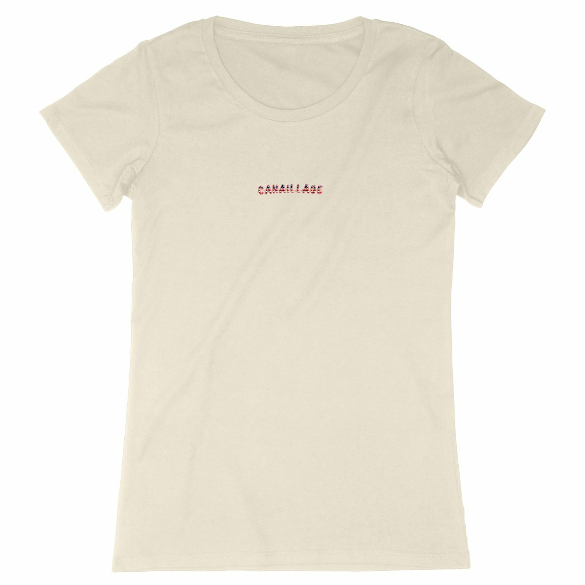 T-shirt femme canaillage USA - face_naturel