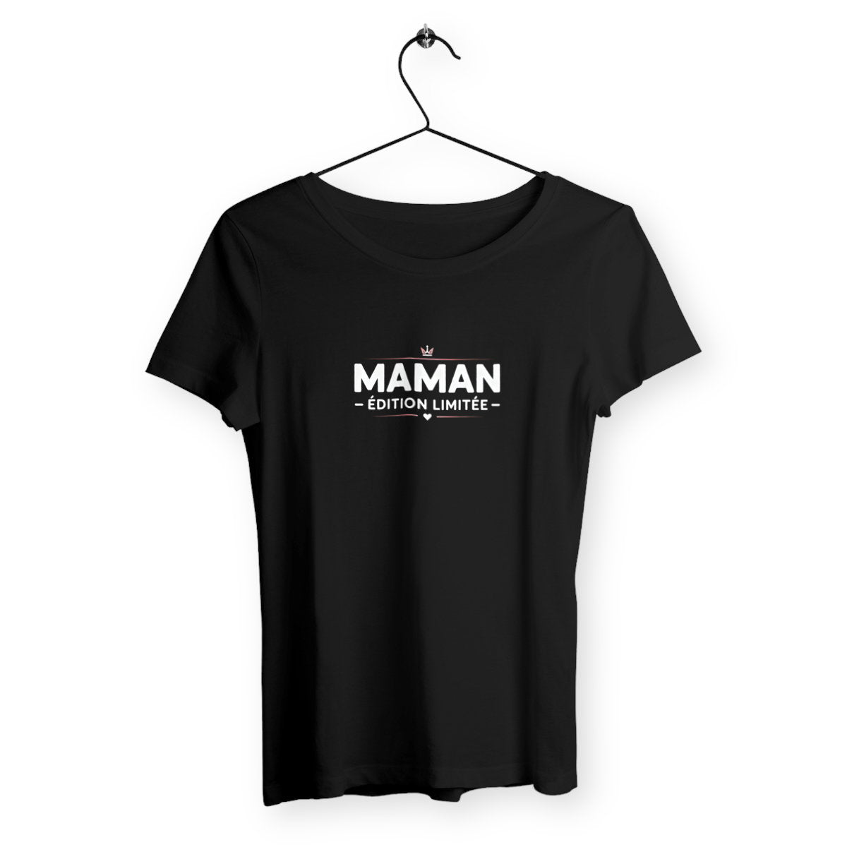 T-shirt femme Maman édition limitée - face_noir
