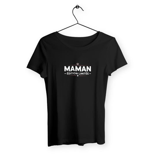 T-shirt femme Maman édition limitée - face_noir