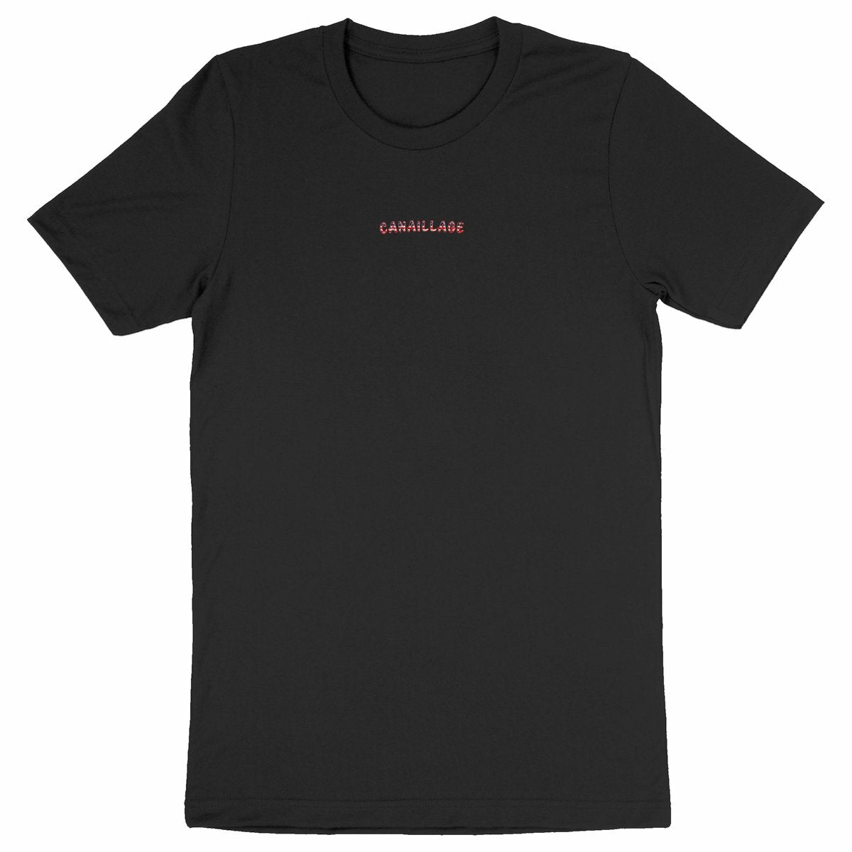 T-shirt homme canaillage USA - face_noir