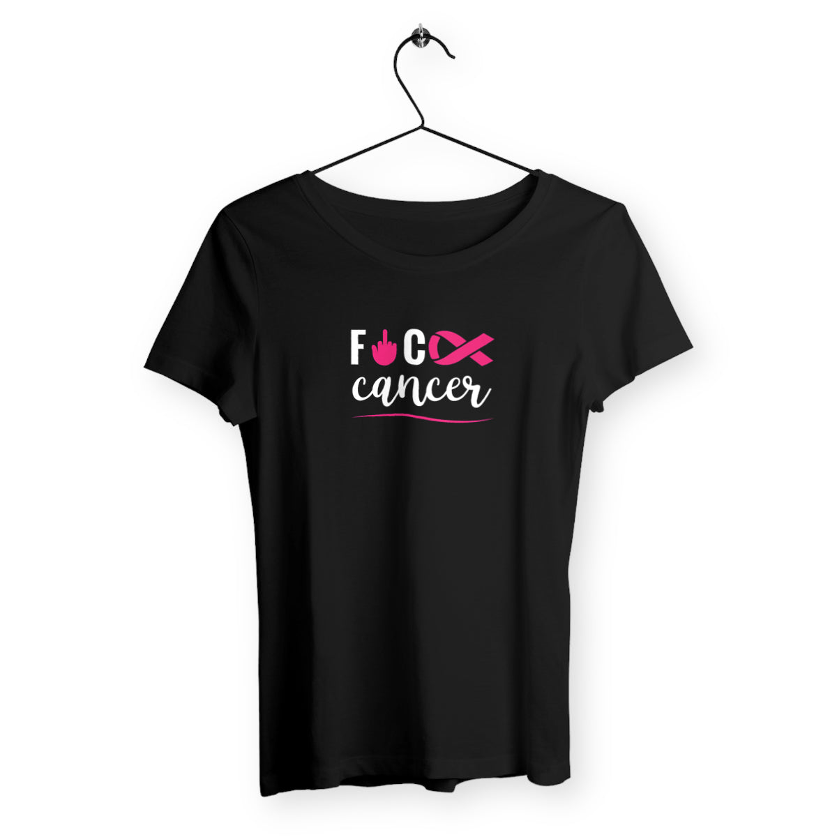 T-shirt femme fuck cancer