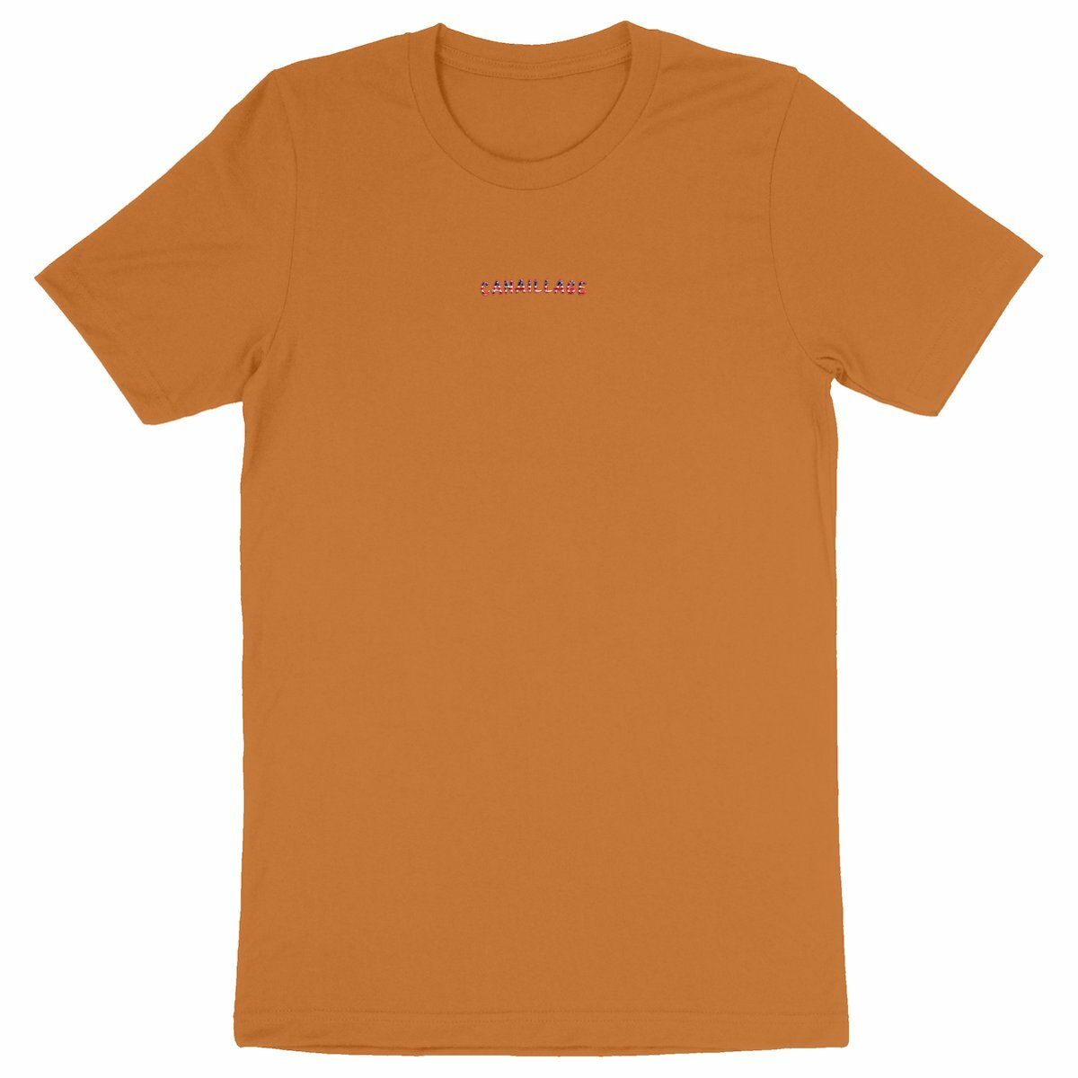 T-shirt homme canaillage USA - face_orange