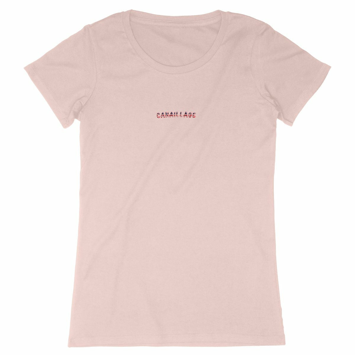 T-shirt femme canaillage USA - face_rose