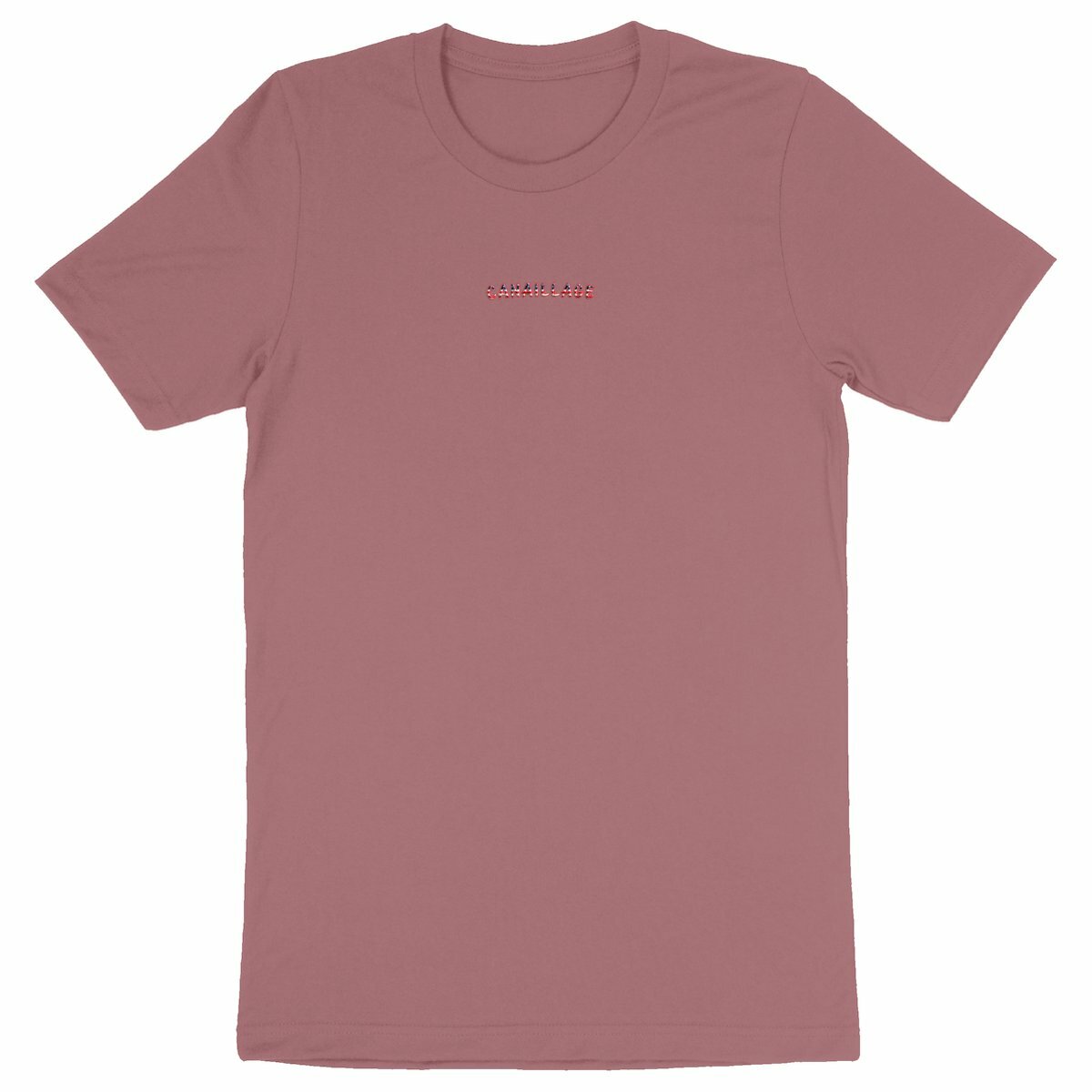 T-shirt homme canaillage USA - face_rose