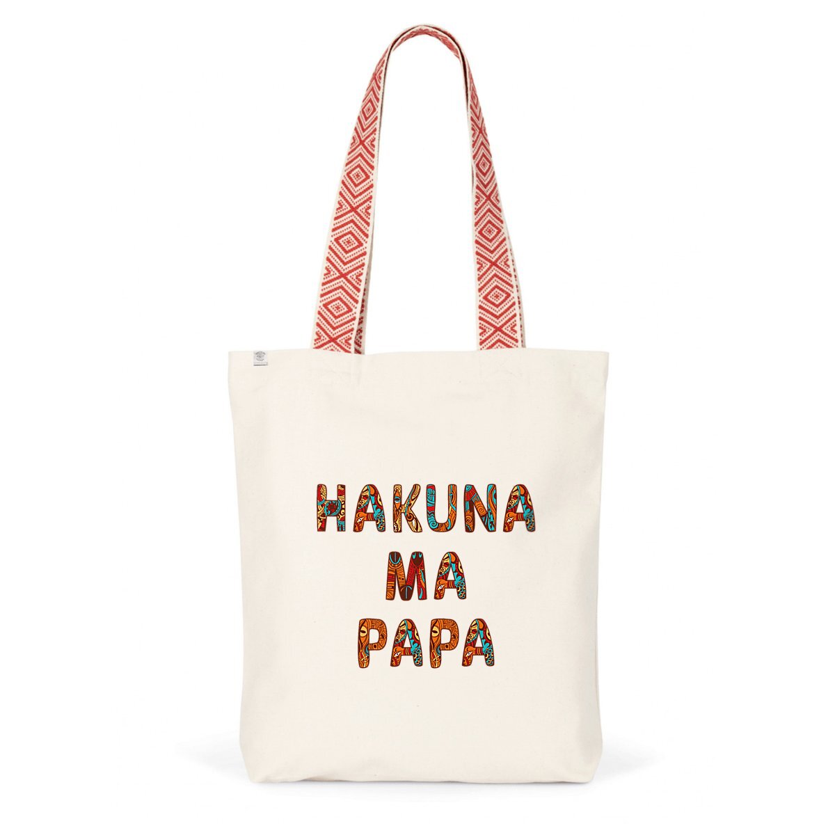 Sac coton ethnique hakuna ma papa