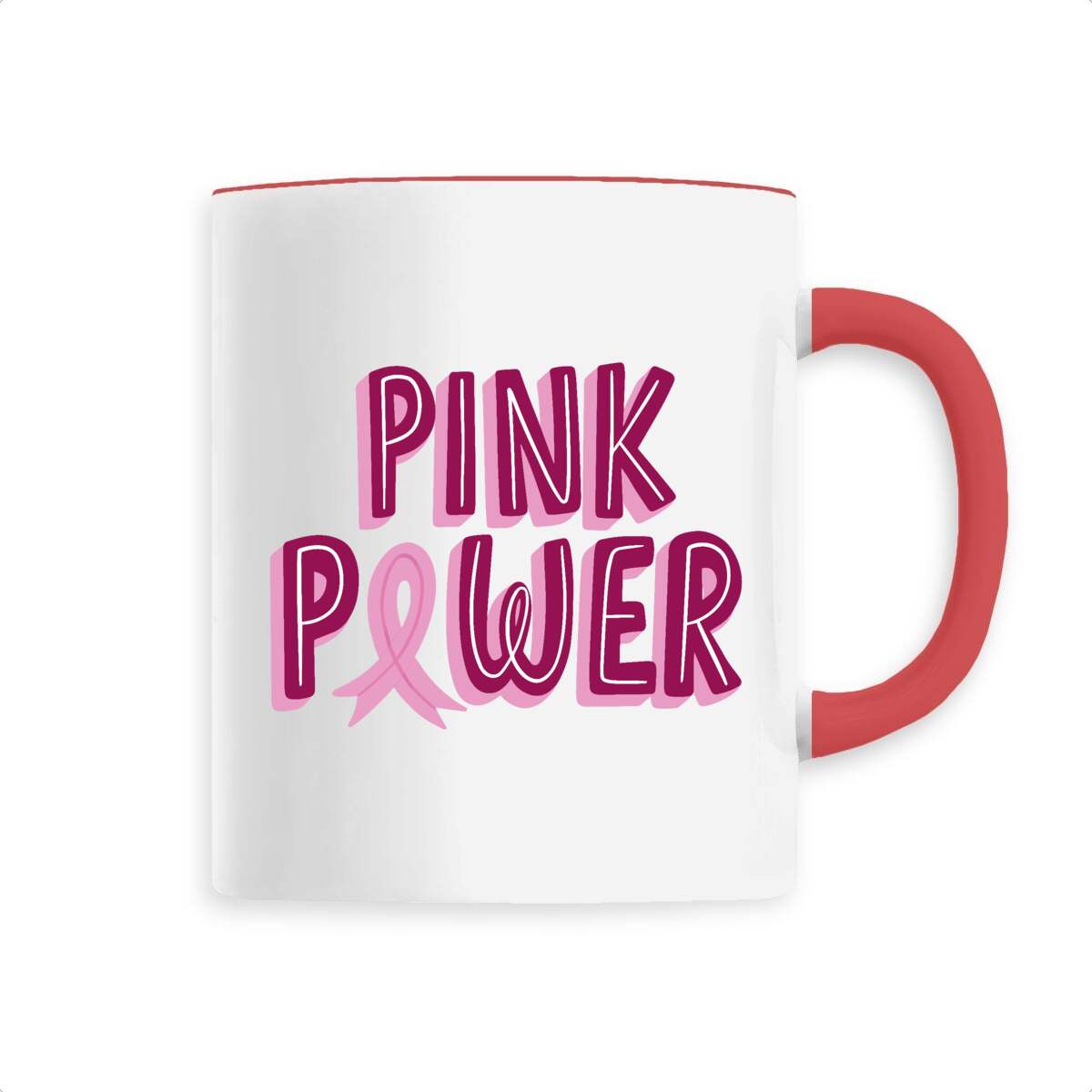 Mug céramique pink power