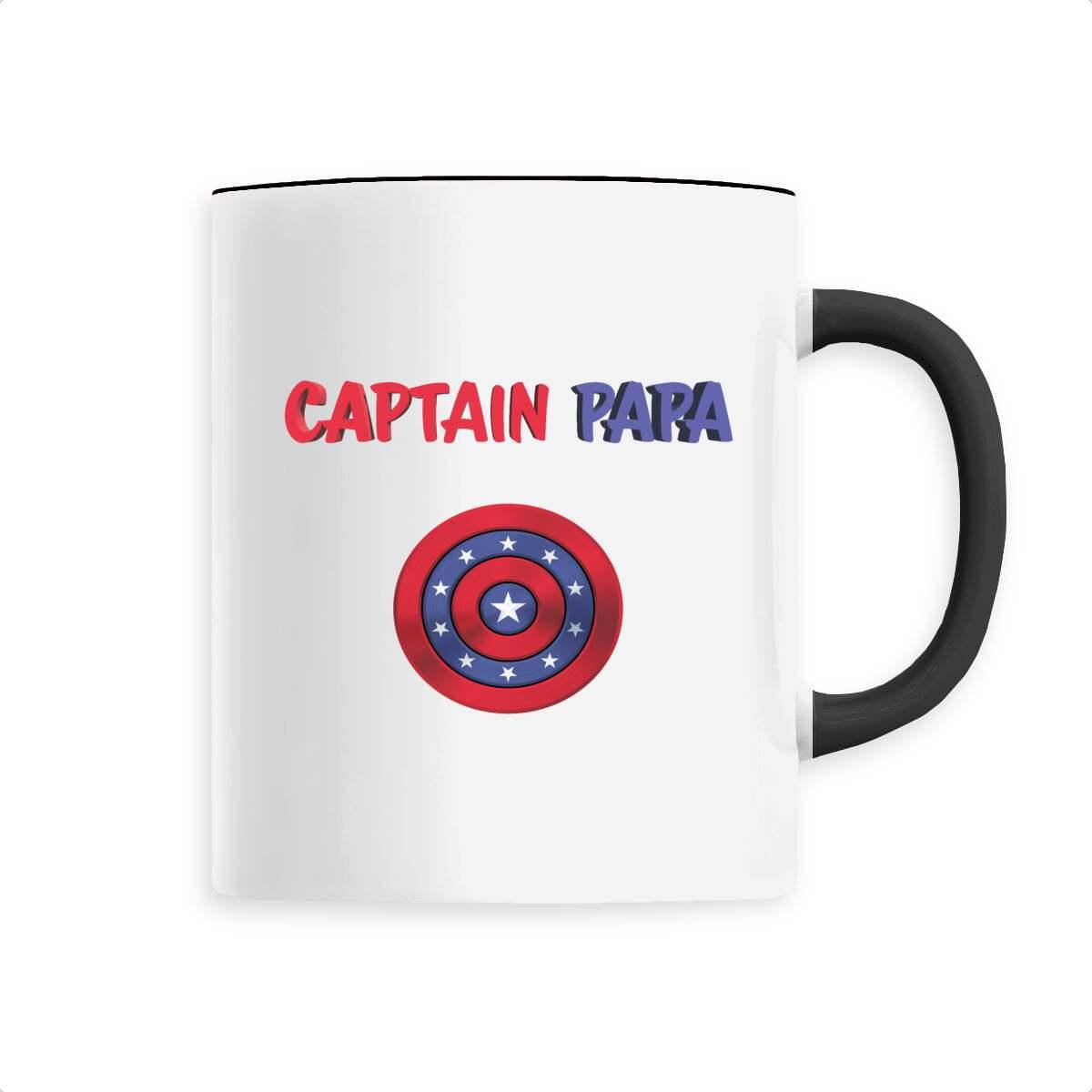 Mug céramique captain papa