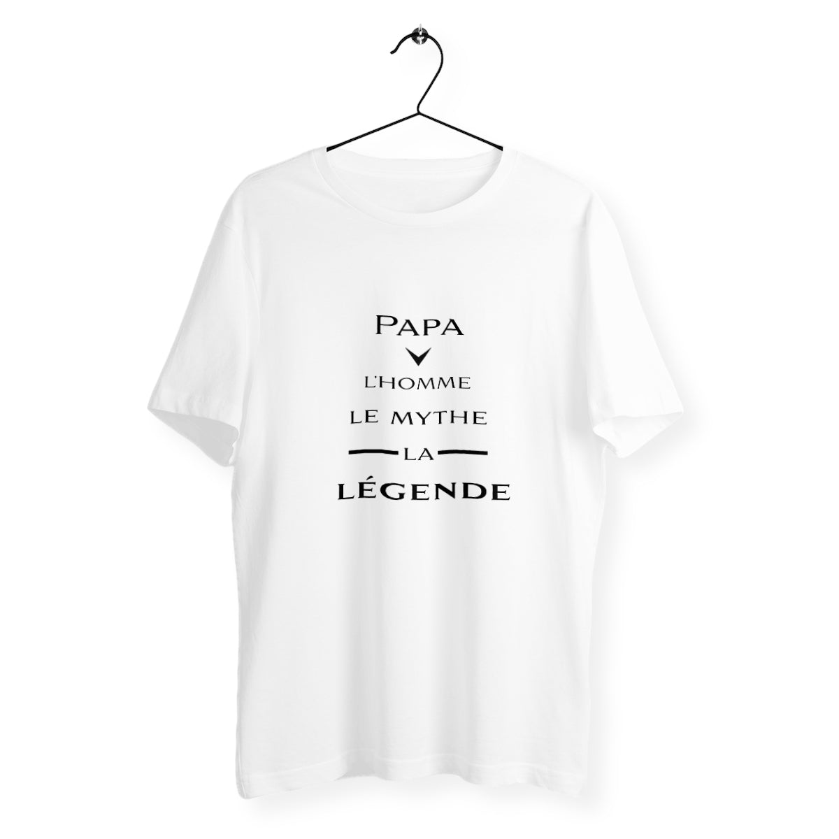 T-shirt homme papa la légende